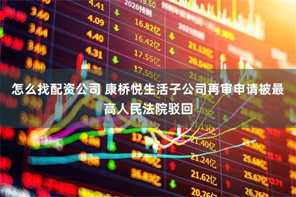 怎么找配资公司 康桥悦生活子公司再审申请被最高人民法院驳回